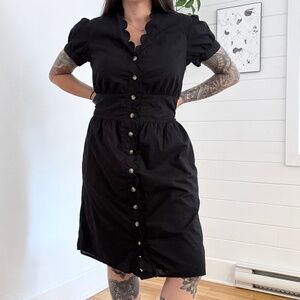 Isaac mizrahi for target scalloped midi dress